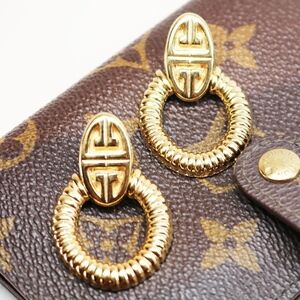 ⚜️ Vintage Givenchy Doorknocker Pierced Earrings ✨